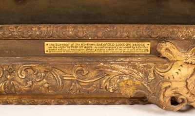 Lot 340 - English School, late 17th Century/The Burning...