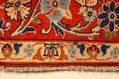 Lot 703 - An Isfahan rug of unusual square size