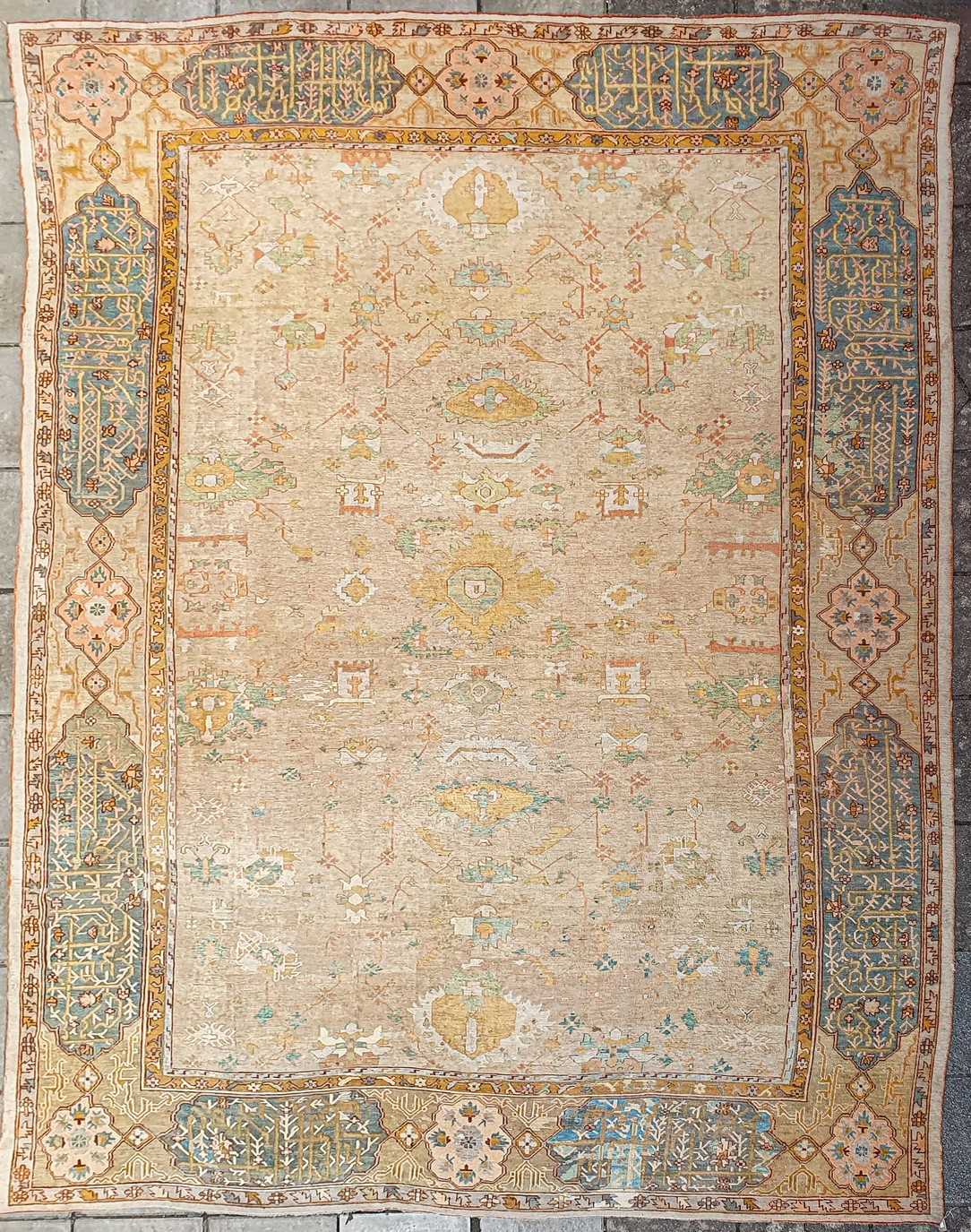 Lot 864 - A large Ushak Carpet, West Anatolia, circa...