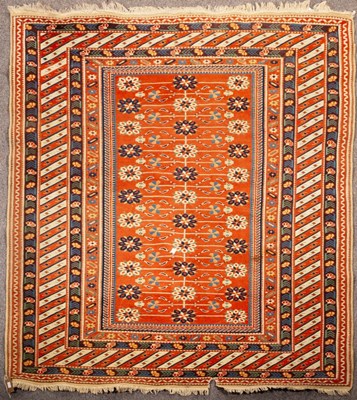 Lot 926 - A Chi-Chi rug, South Caucasus, the madder...