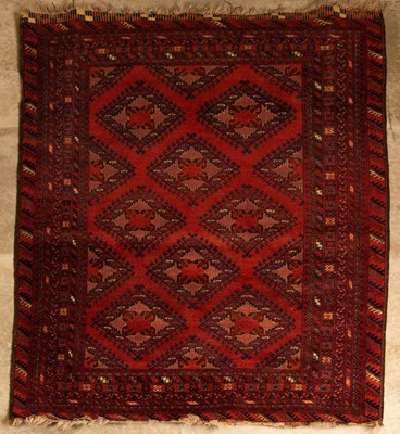 Lot 935 - An Afghan Bokhara rug, with original kilim...