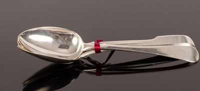 Lot 26 - Three George III Old English pattern silver...