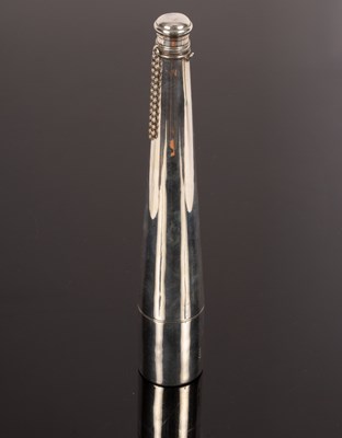 Lot 96 - A Victorian silver hunting flask, Abraham...