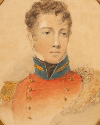 Lot 275 - English School, early 19th Century/Portrait of...