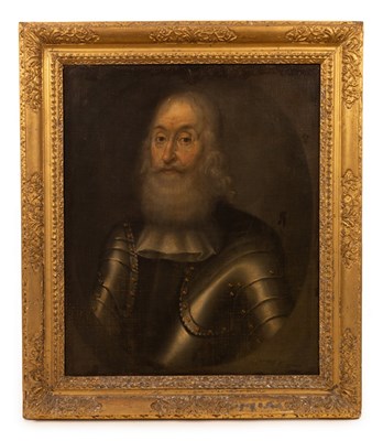 Lot 800 - English School, early 17th Century/Portrait of...