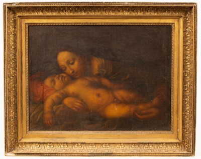 Lot 849 - Italian School, early 19th Century/Mother and...