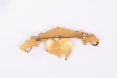 Lot 49 - An early 20th century 9ct gold 'Australia' brooch