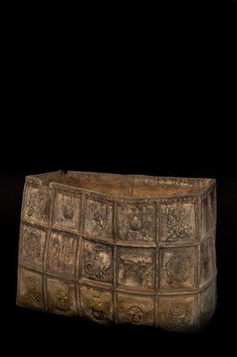 Lot 1101 - A Charles II rectangular lead cistern, dated...