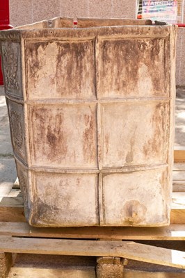 Lot 1101 - A Charles II rectangular lead cistern, dated...