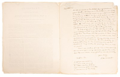 Lot 811 - The Correspondence of John Cartwright (1740-1824, Political Reformer)