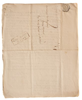 Lot 811 - The Correspondence of John Cartwright (1740-1824, Political Reformer)
