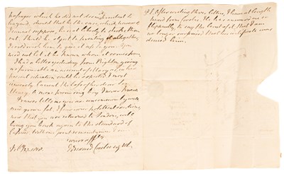 Lot 811 - The Correspondence of John Cartwright (1740-1824, Political Reformer)