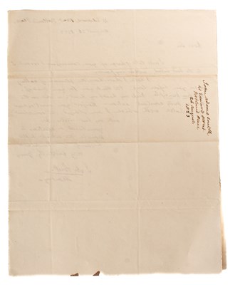 Lot 811 - The Correspondence of John Cartwright (1740-1824, Political Reformer)
