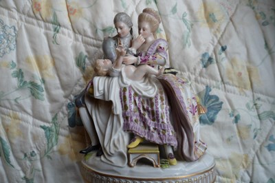 Lot 147 - A Ludwigsburg porcelain figure group