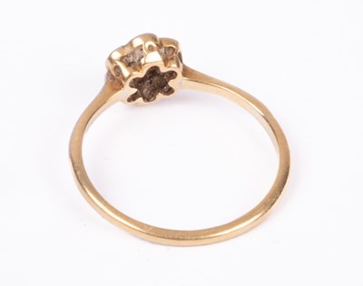 Lot 56 - A diamond flowerhead cluster ring