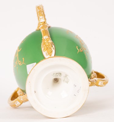 Lot 151 - A Royal Worcester three-handled vase