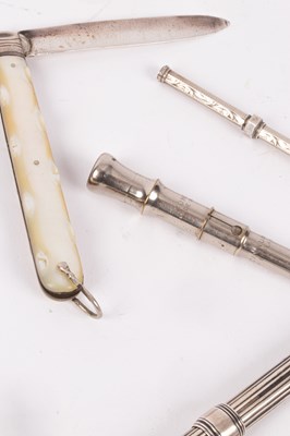 Lot 15 - A Concinnum silver cigar piercer