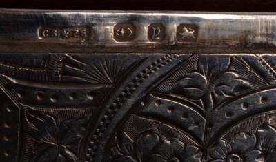 Lot 16 - A silver cigarette case