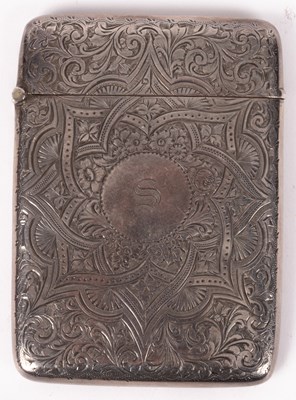 Lot 16 - A silver cigarette case