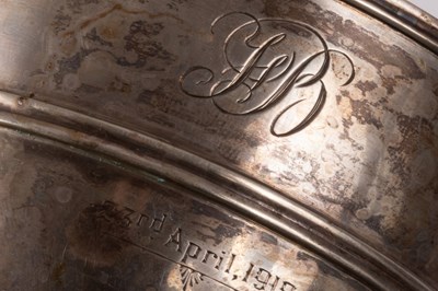 Lot 45 - A silver pedestal basket