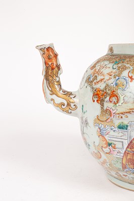 Lot 46 - A Chinese Mandarin palette punch pot and cover