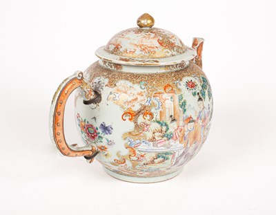Lot 46 - A Chinese Mandarin palette punch pot and cover