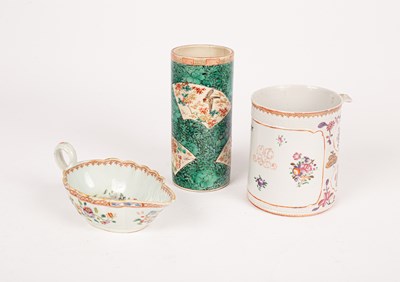 Lot 48 - A Japanese satsuma cylindrical vase
