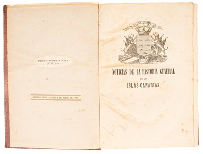 Lot 725 - (Clavijo) D Jose de Viera Y