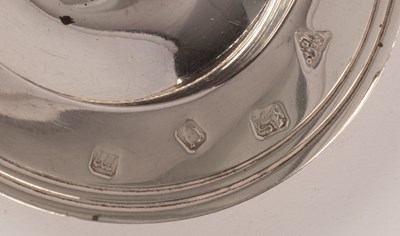 Lot 48 - A silver waiter of SAS interest
