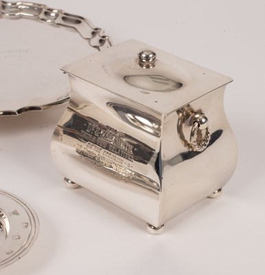 Lot 48 - A silver waiter of SAS interest