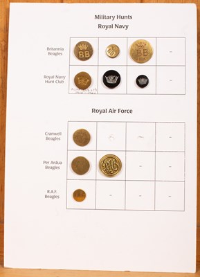 Lot 598 - Royal Air Force and Royal Navy hunt buttons