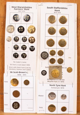 Lot 627 - Hunt buttons