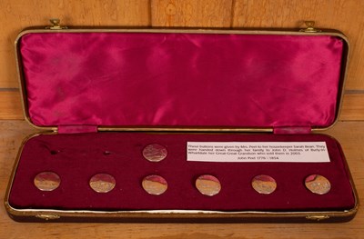 Lot 561 - Seven 18th Century silver buttons