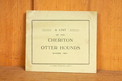 Lot 510 - Lists of hounds