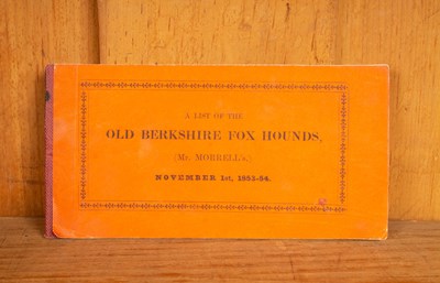 Lot 526 - Lists of hounds