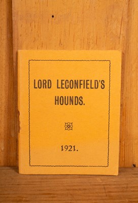 Lot 528 - Lists of hounds