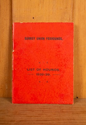 Lot 525 - Lists of hounds