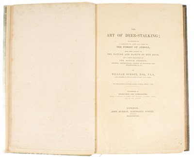 Lot 752 - Scrope (William) The Art of Deer Stalking