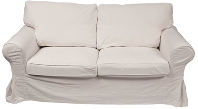 Lot 10 - A modern two-seater sofa