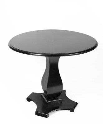 Lot 30 - A 20th Century ebonised table