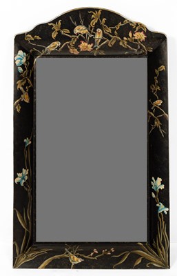 Lot 569 - A 20th Century rectangular framed mirror