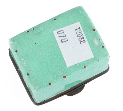Lot 97 - A South Staffordshire enamel snuff box