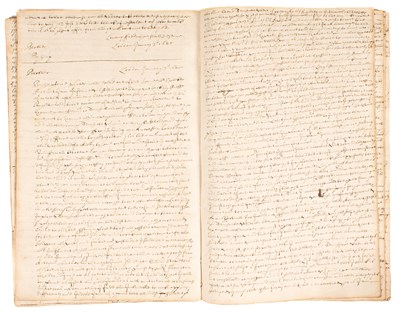 Lot 809 - A 17th Century copy letter book relating to William Freeman (d. 1707)