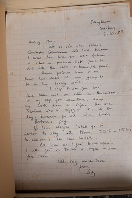 Lot 429 - The Archive of Lady Mary Pamela Madeline Sibell Strickland / Lyon (1895-1991), née Charteris