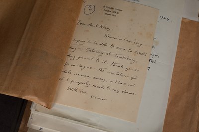 Lot 429 - The Archive of Lady Mary Pamela Madeline Sibell Strickland / Lyon (1895-1991), née Charteris