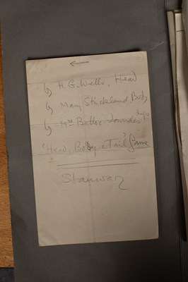 Lot 429 - The Archive of Lady Mary Pamela Madeline Sibell Strickland / Lyon (1895-1991), née Charteris