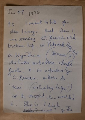 Lot 429 - The Archive of Lady Mary Pamela Madeline Sibell Strickland / Lyon (1895-1991), née Charteris