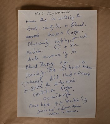 Lot 429 - The Archive of Lady Mary Pamela Madeline Sibell Strickland / Lyon (1895-1991), née Charteris