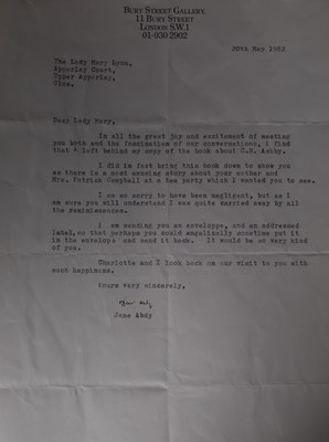 Lot 429 - The Archive of Lady Mary Pamela Madeline Sibell Strickland / Lyon (1895-1991), née Charteris