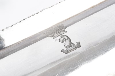 Lot 14 - A pair of George III silver entrée dishes